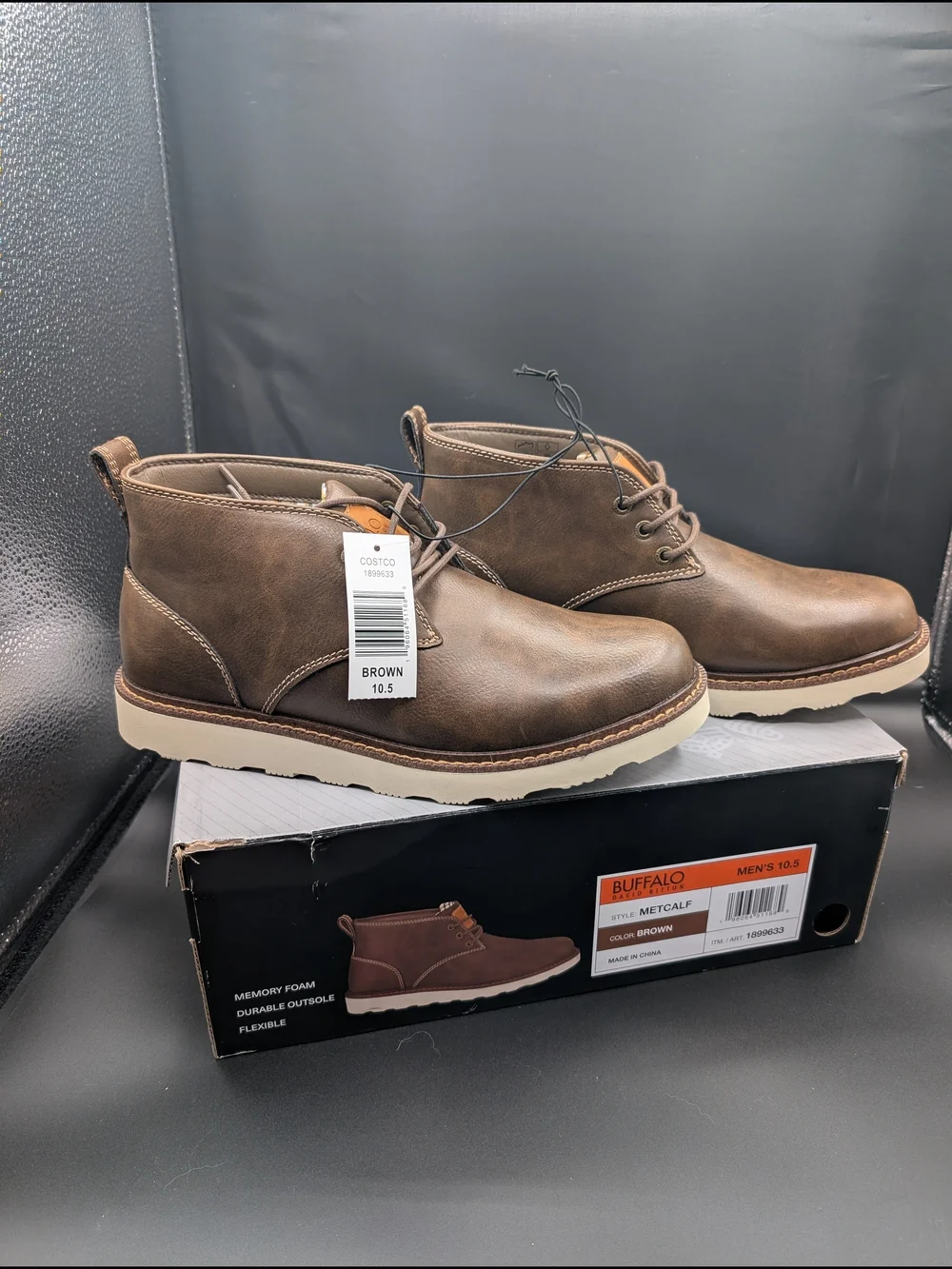 Buffalo David Bitton Brown Men’s Chukka Boots